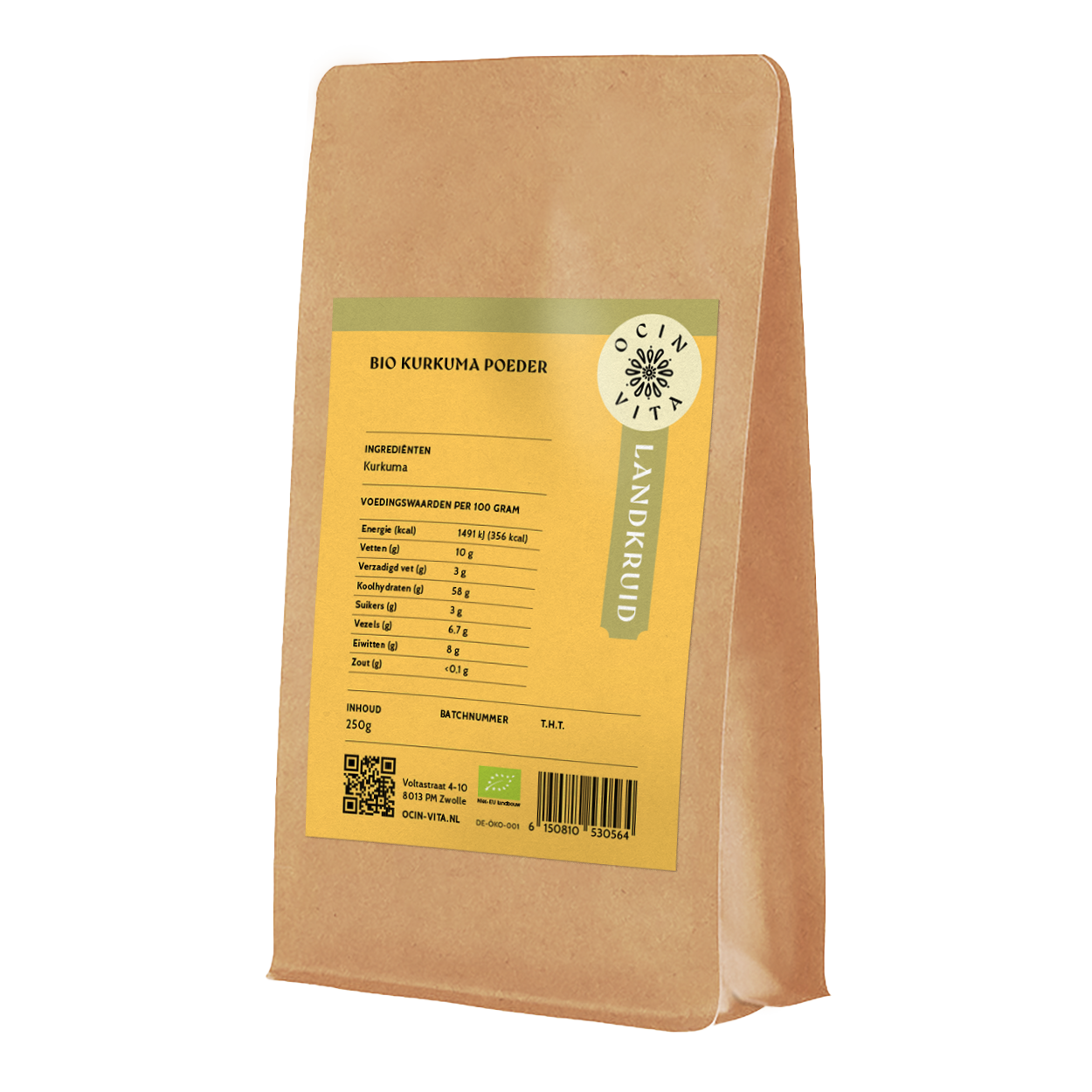 Kurkuma Poeder Biologisch – Voor Golden Milk, Curry’s & Gezonde Recepten