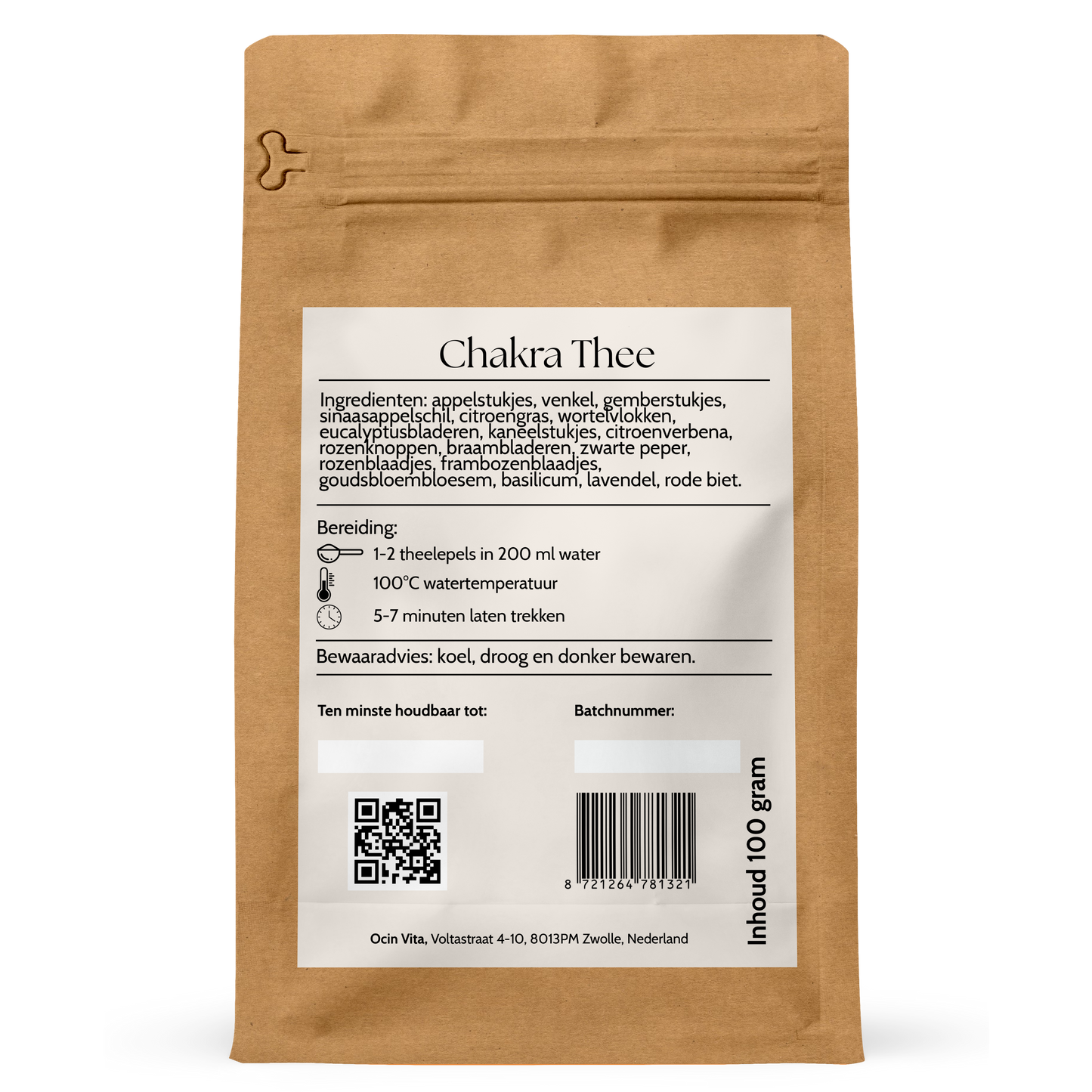 Chakra Thee – Kruidenthee Mix voor Harmonie van Lichaam, Geest en Ziel