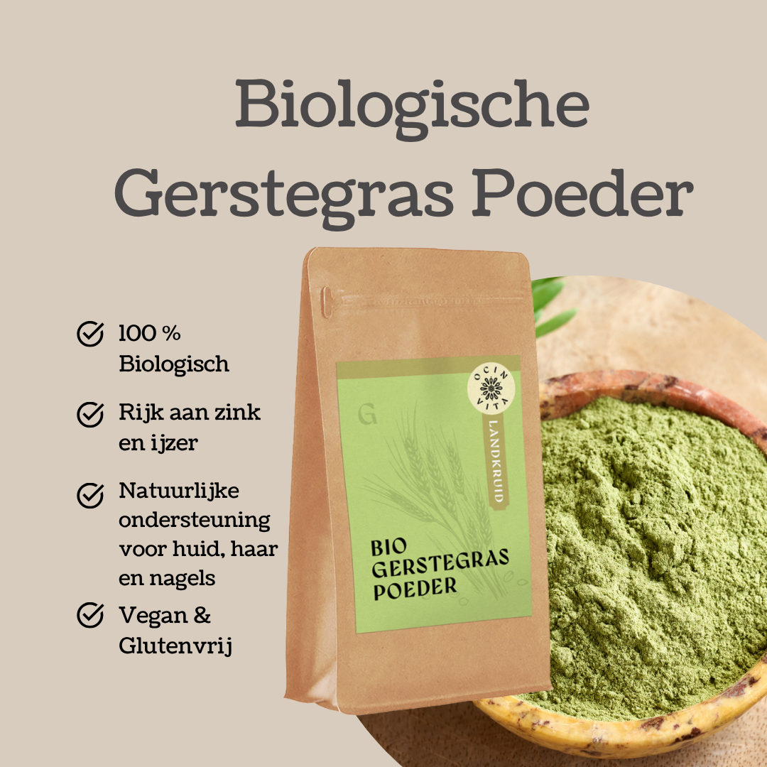Gerstegras Poeder – Voor Huid, Haar & Energie