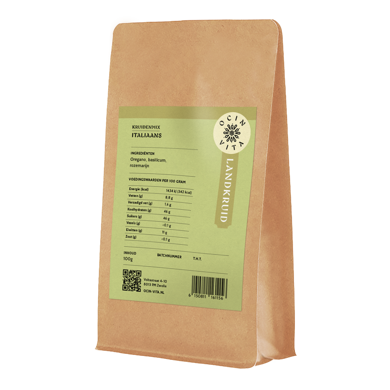 Italiaanse Kruidenmix – Oregano, Basilicum & Rozemarijn