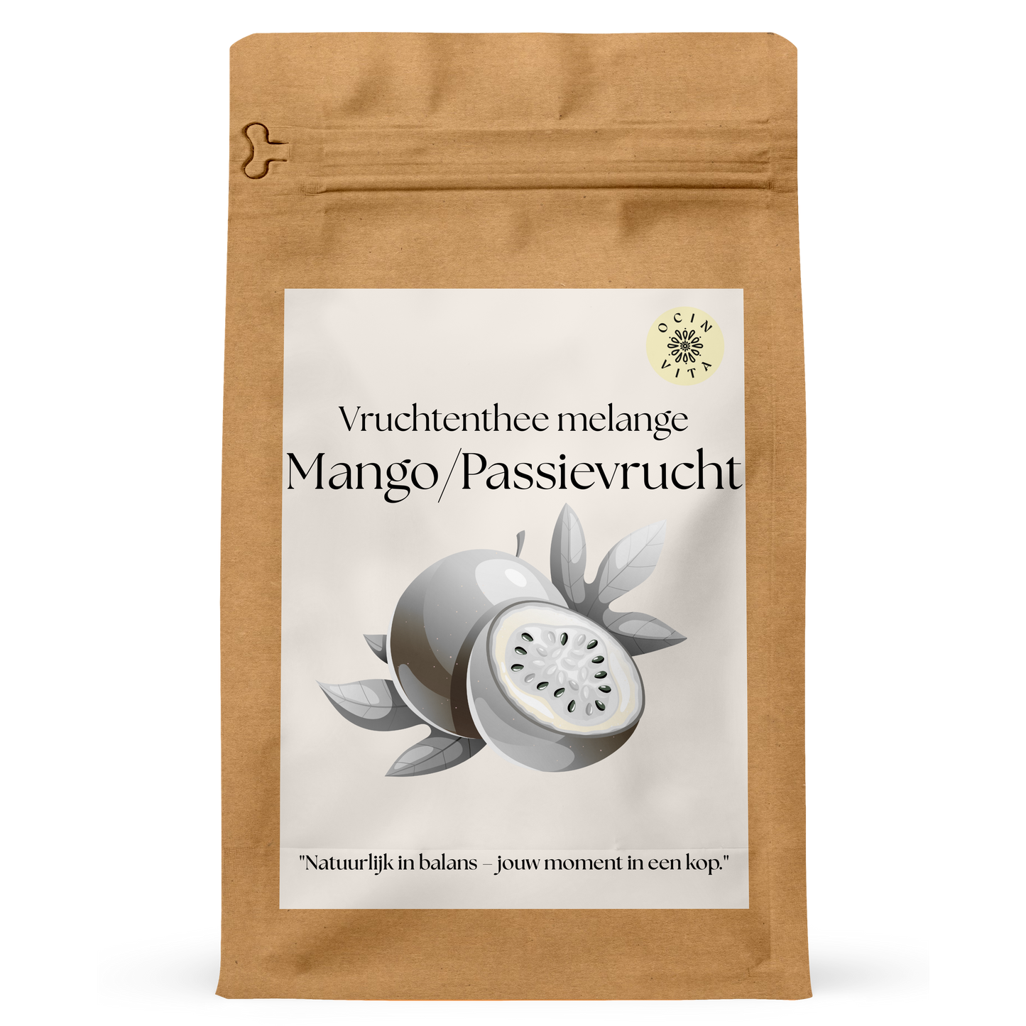 Mango/Passievrucht Fruitthee Melange – Tropische Verfrissing in een Kopje