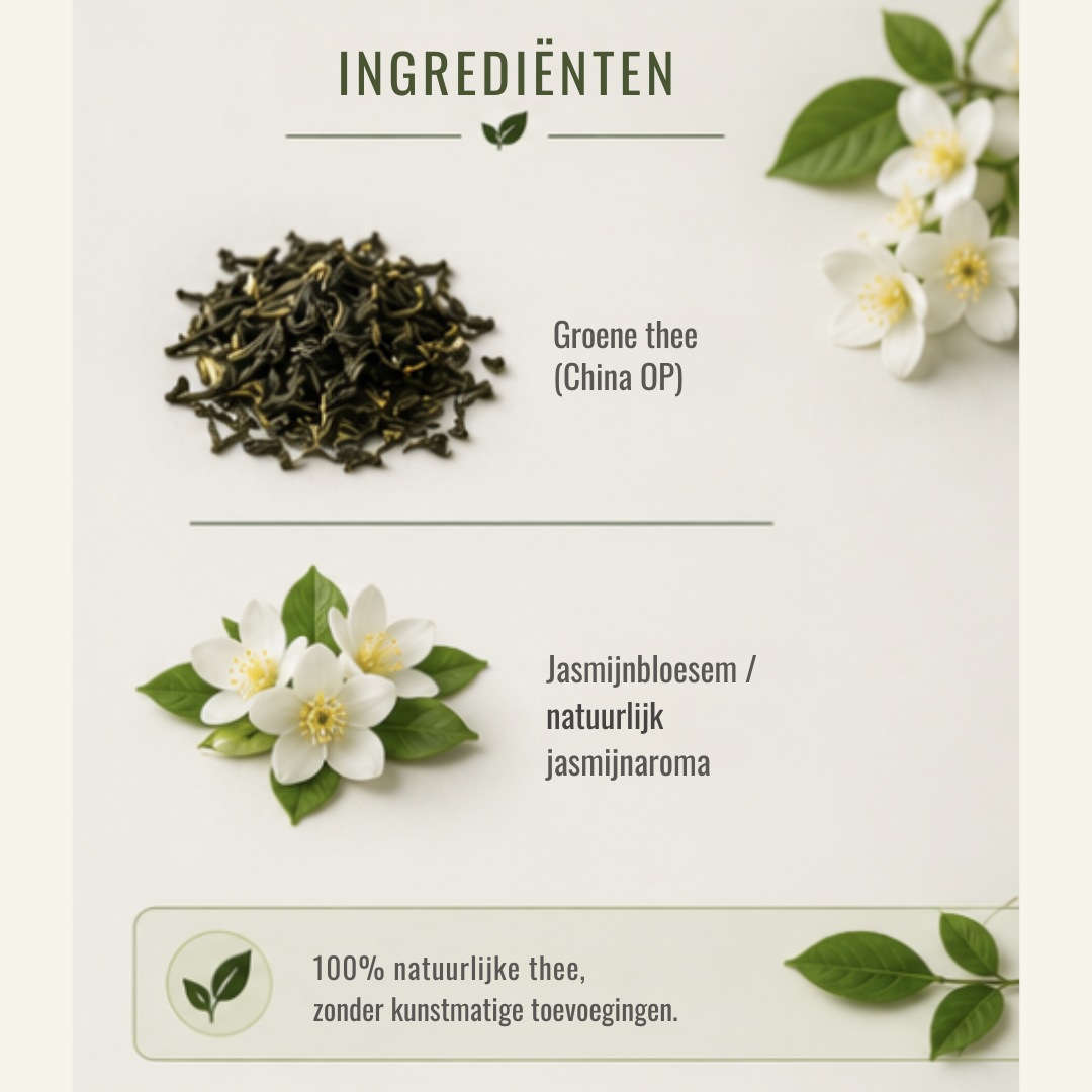 Groene Thee China Jasmijn OP – Bloemige Groene Thee