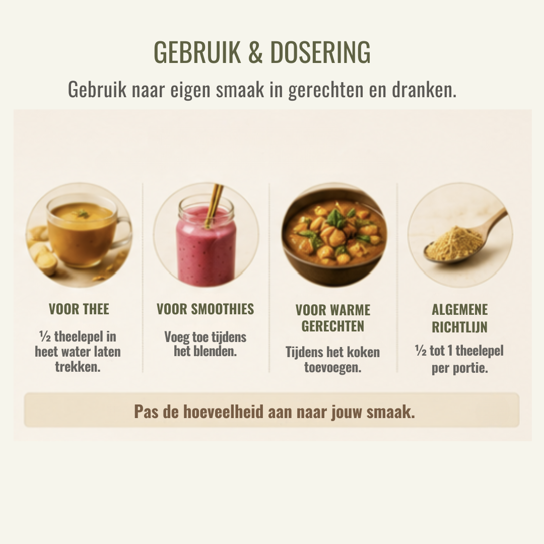 Gemberpoeder Biologisch