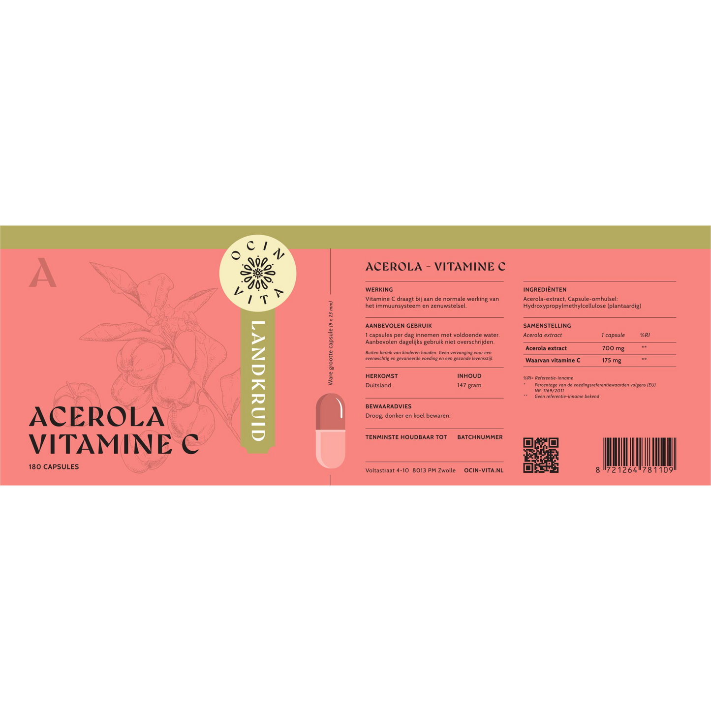 Vitamine C uit Acerola Capsules – Pure kracht uit de natuur