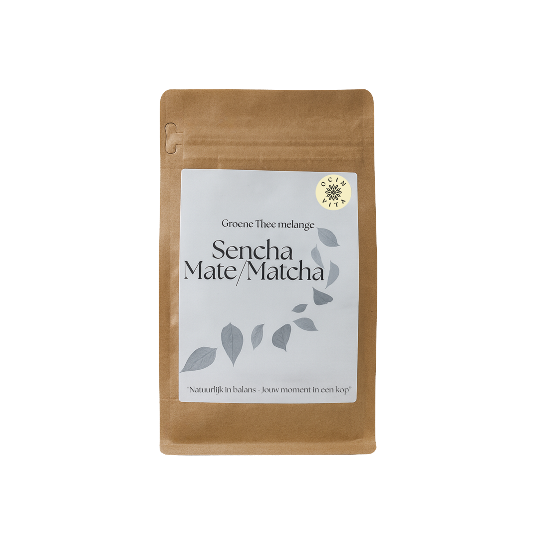 Sencha Mate/Matcha/Citroen - Groene Thee Melange – Energie en Frisse Start
