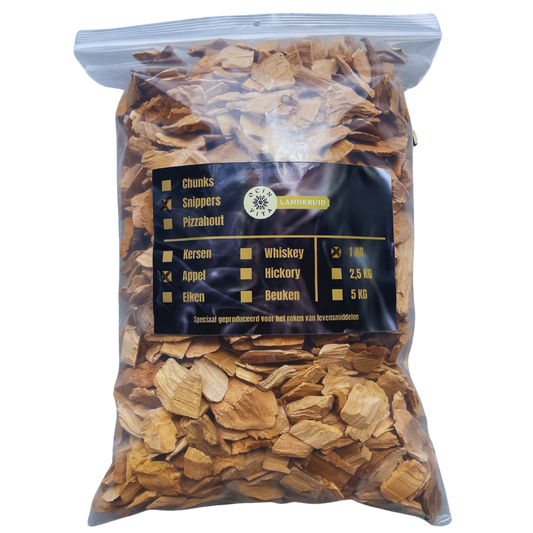 BBQ Rookhout Houtsnippers Appel - Mild & Zoet Rookhout voor BBQ en Smoker