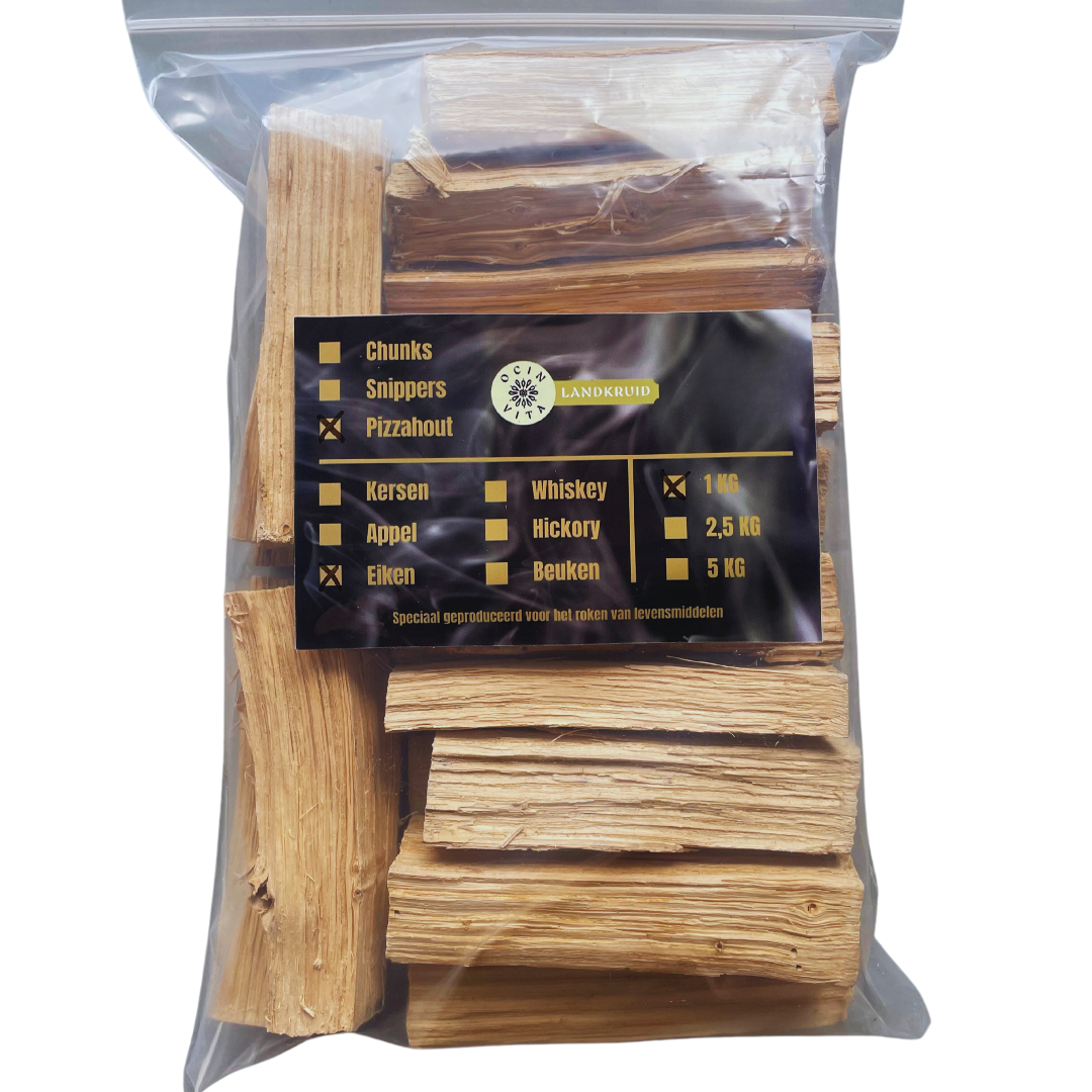 BBQ Rookhout Pizzahout Eiken - Droog & Natuurlijk Hout voor Ooni & Pizzaovens