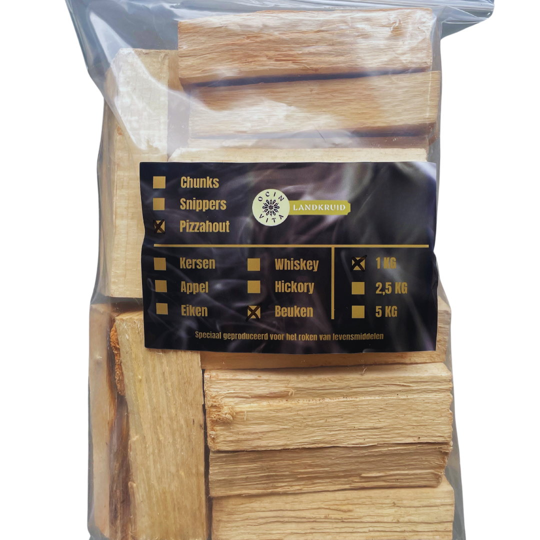 BBQ Rookhout Pizzahout Beuken - Schoon & Droog Hout voor Ooni & Pizzaovens