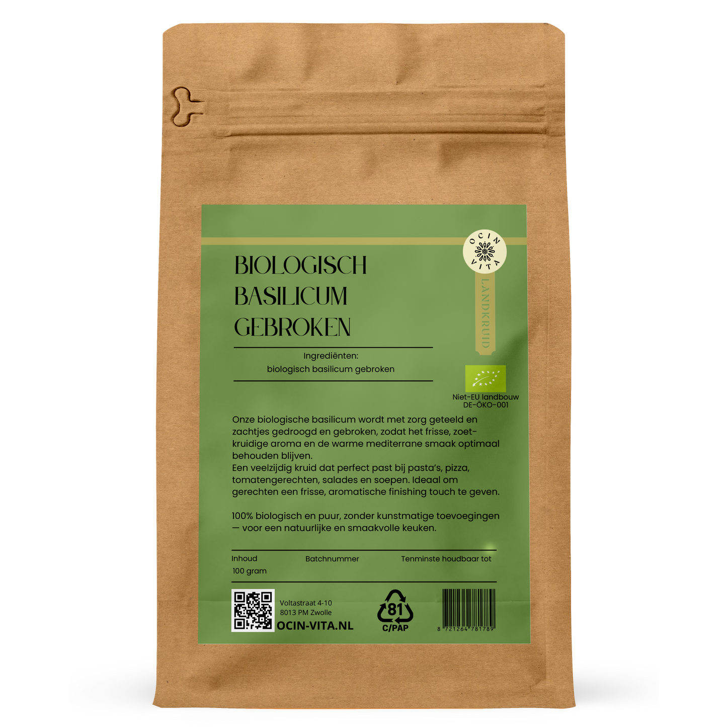 Biologische Basilicum