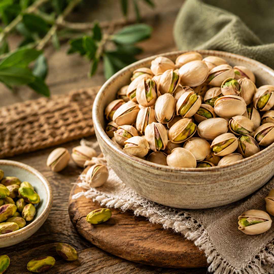 gezouten pistachenoten als borrelsnack