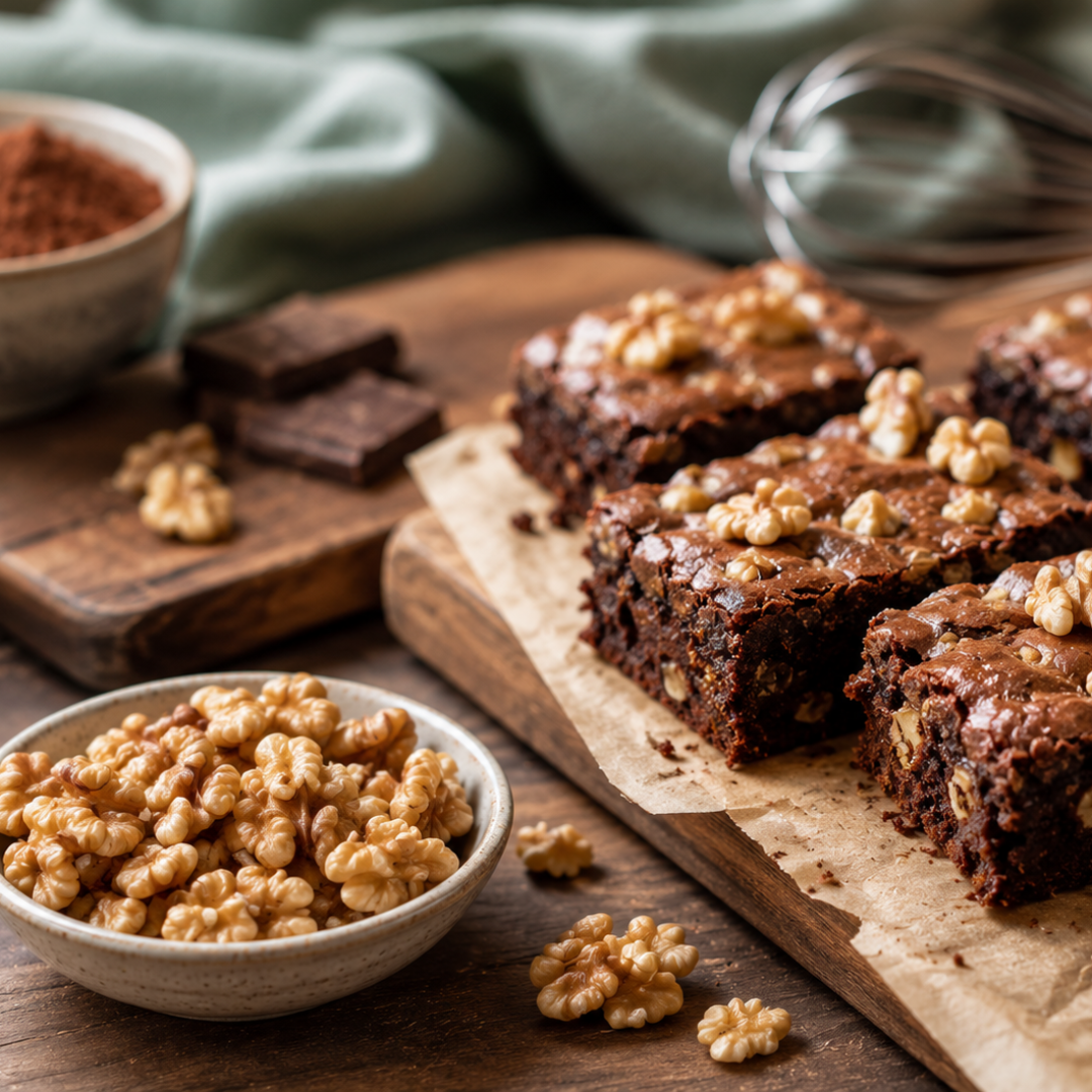 gepelde walnoten voor bakken en brownies