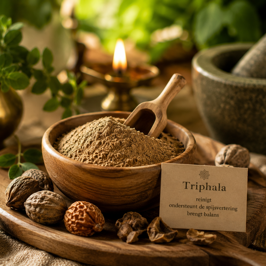 Biologisch Triphala Poeder – Traditionele Ayurvedische kruidenblend