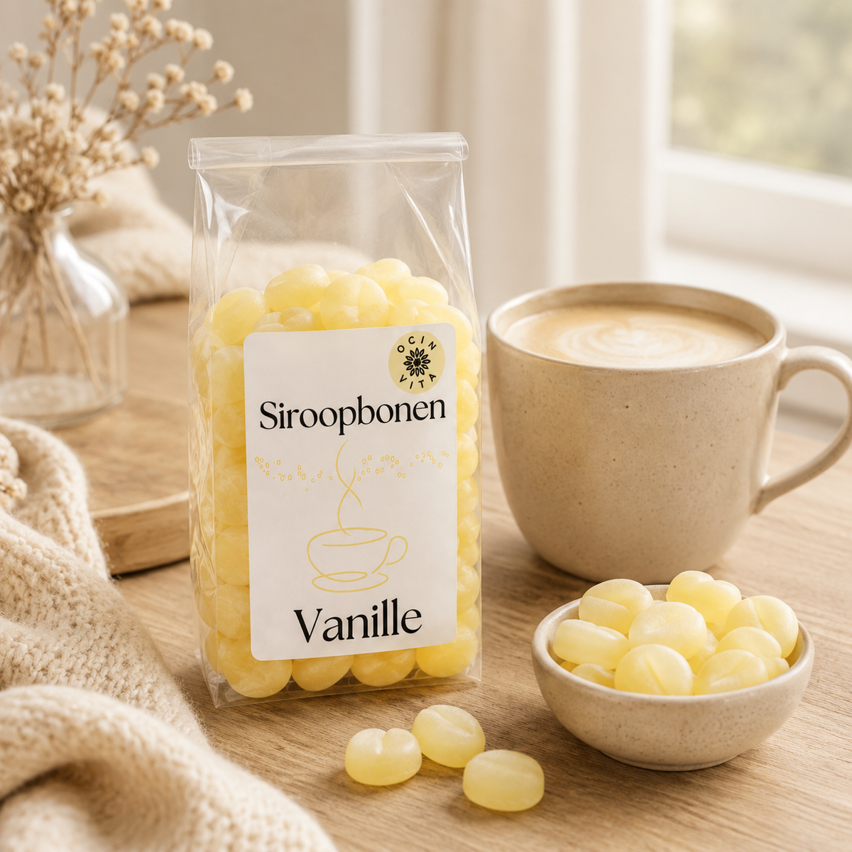 Siroopbonen Vanille – Zoete Smaakmaker voor Koffie, Thee & Cacao