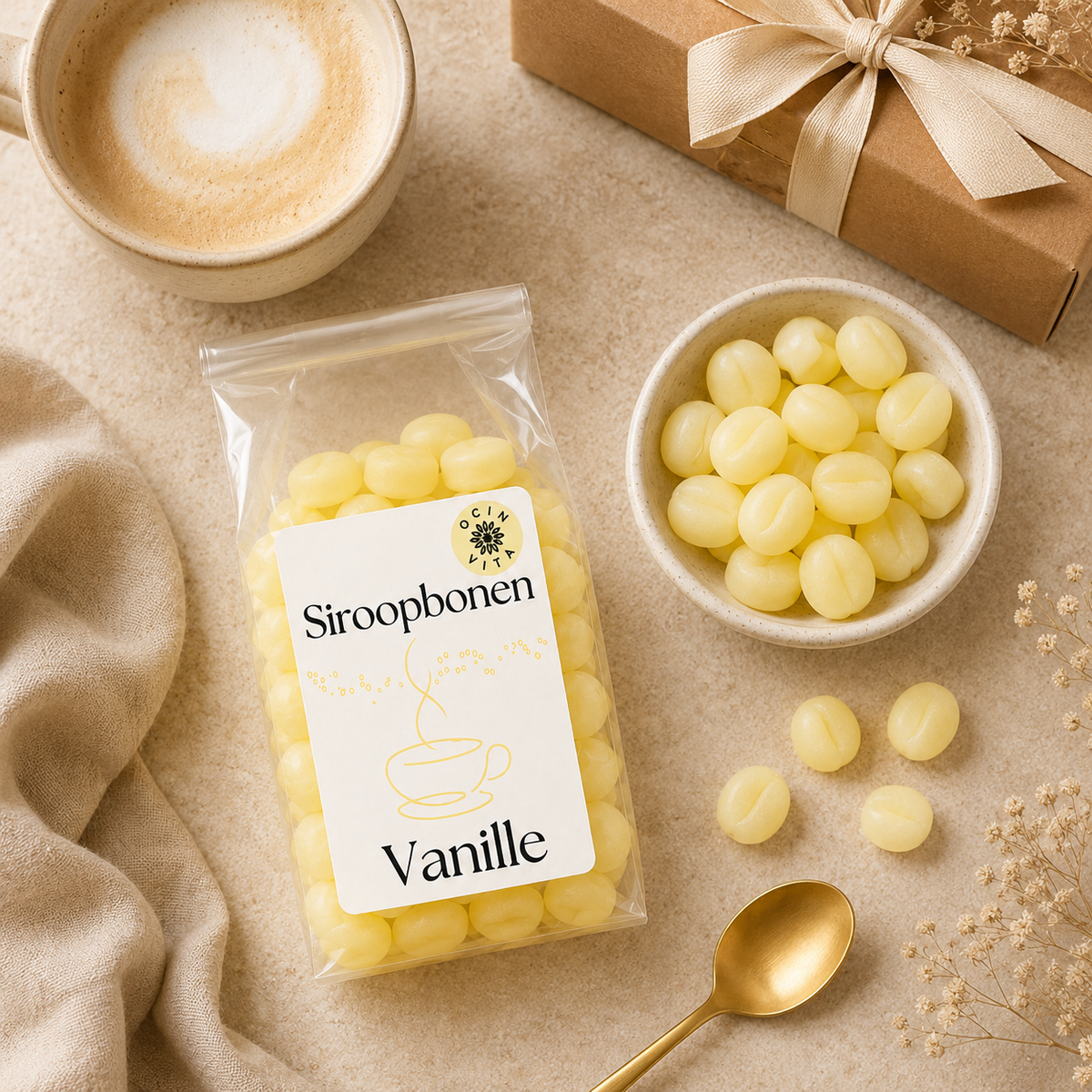 Siroopbonen Vanille – Zoete Smaakmaker voor Koffie, Thee & Cacao