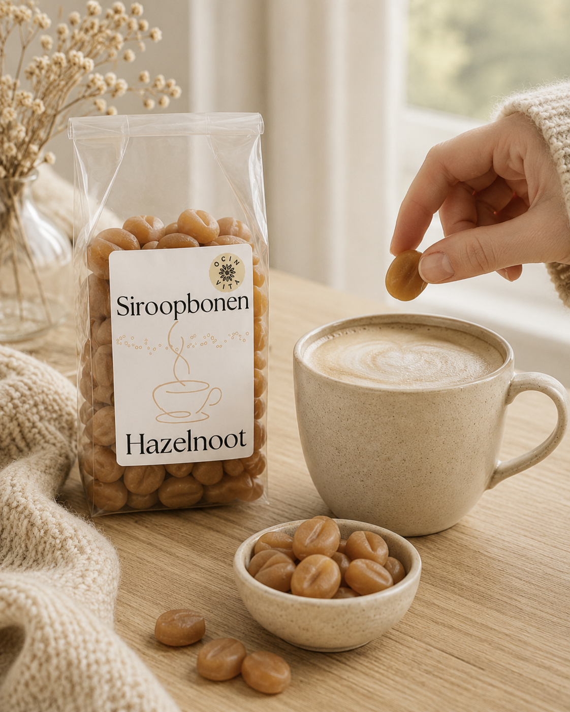 Siroopbonen | Hazelnoot