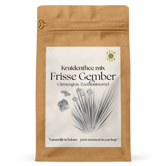 Frisse-Gember Thee met Citroengras en Zoethout