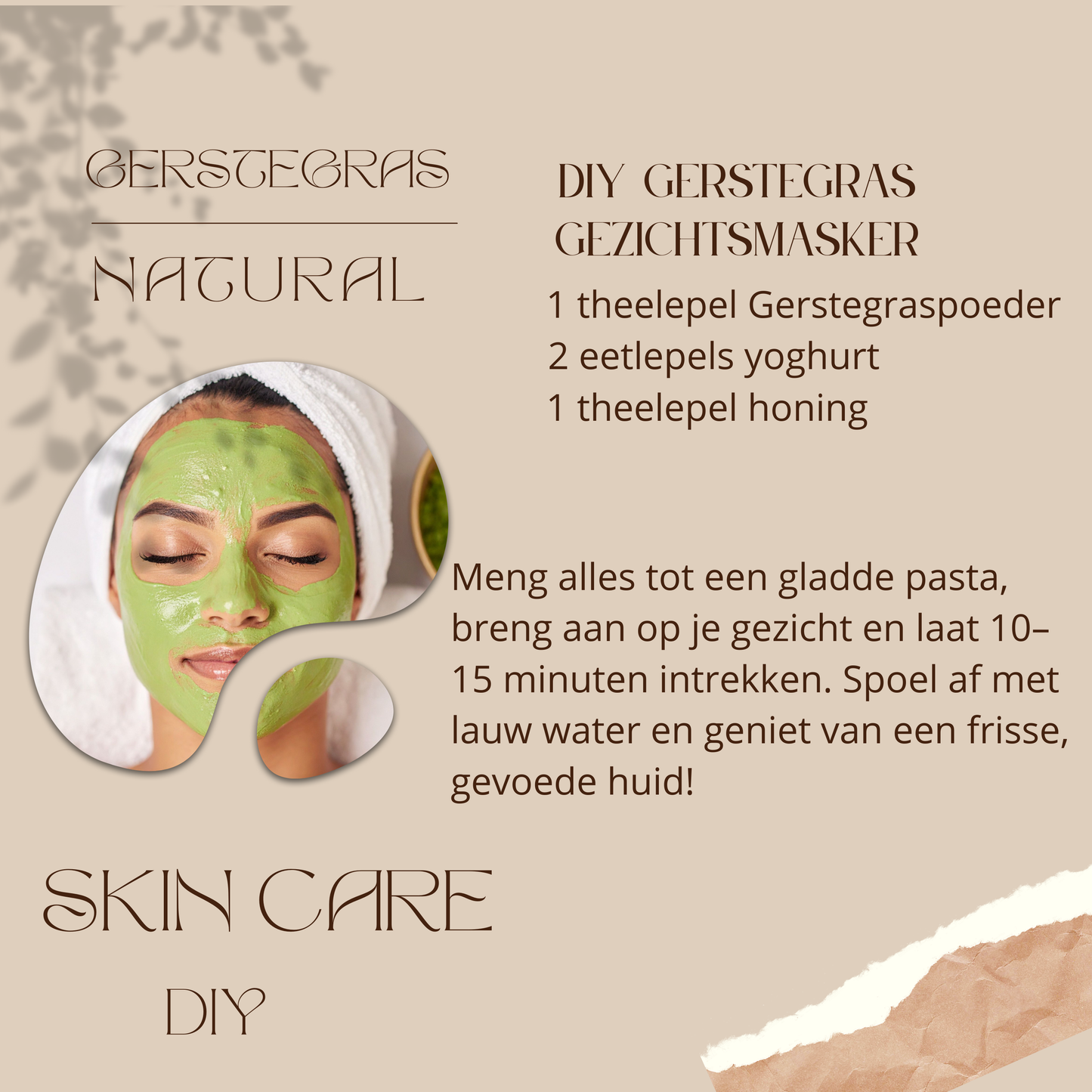 Gerstegras Poeder Biologisch – Puur Groen Superfood