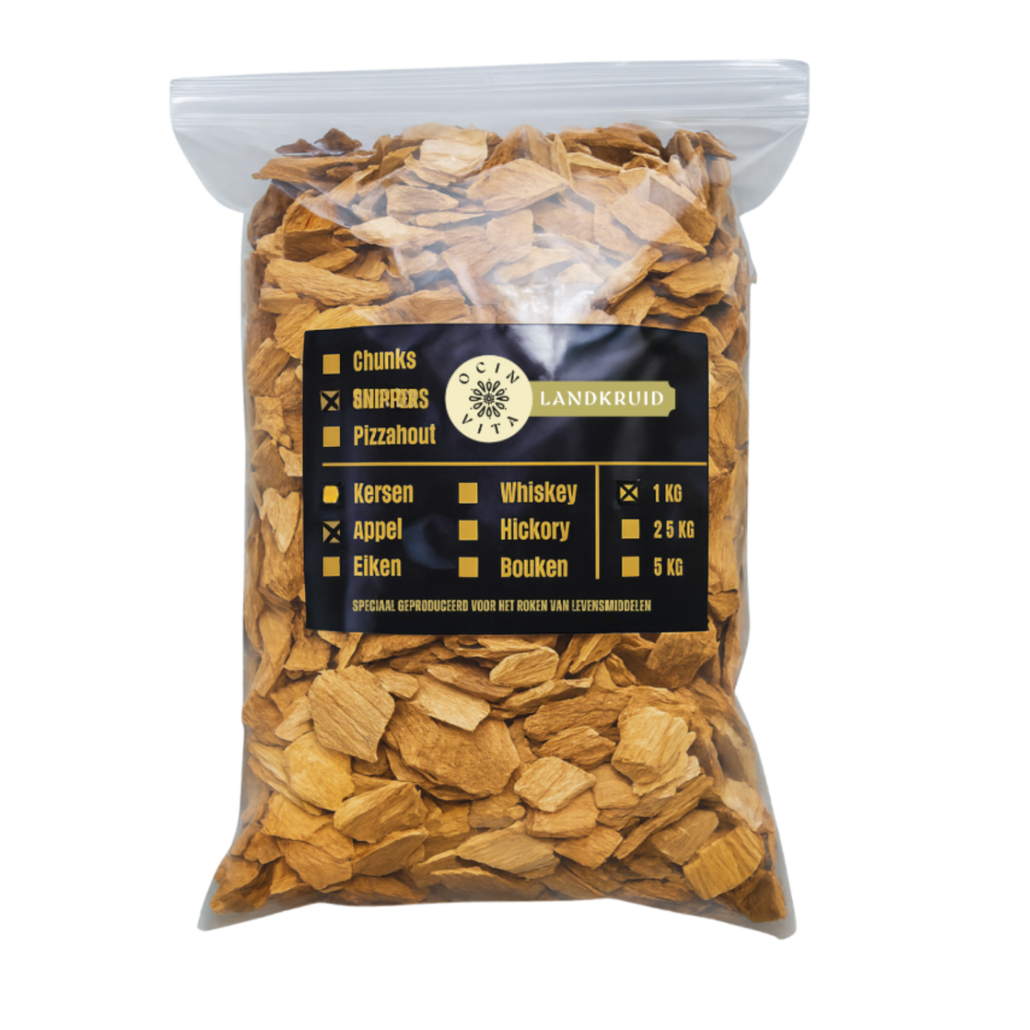 BBQ Rookhout Houtsnippers Appel - Mild & Zoet Rookhout voor BBQ en Smoker