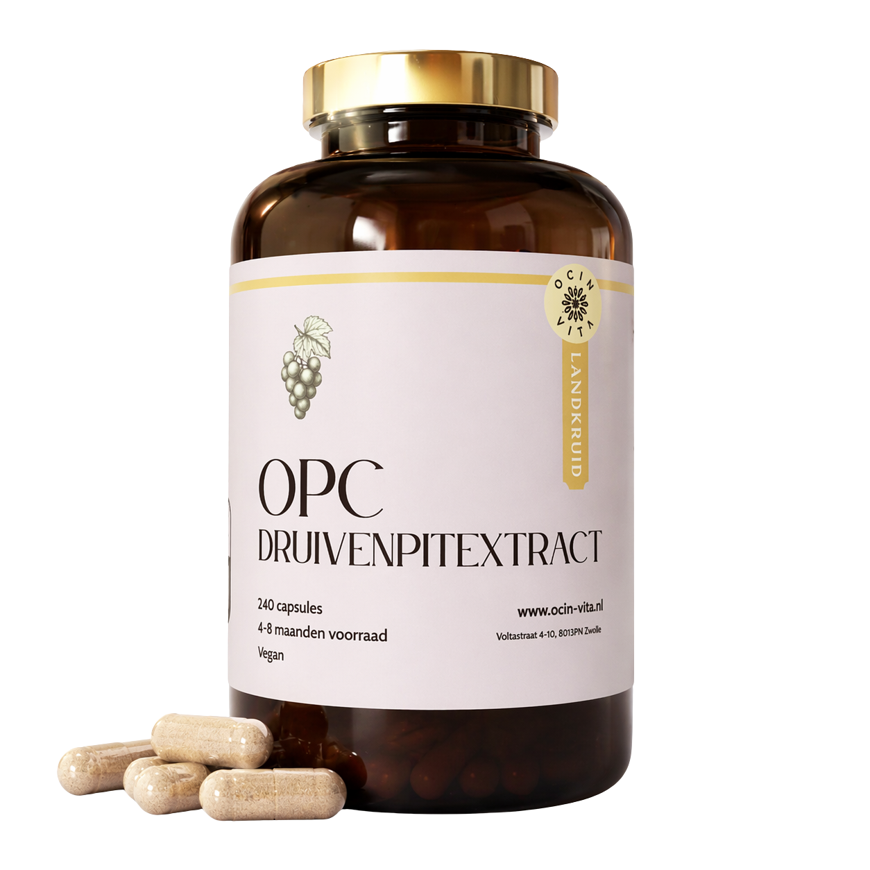 OPC Druivenpitextract Capsules – Hoogwaardig & zuiver druivenpitextract