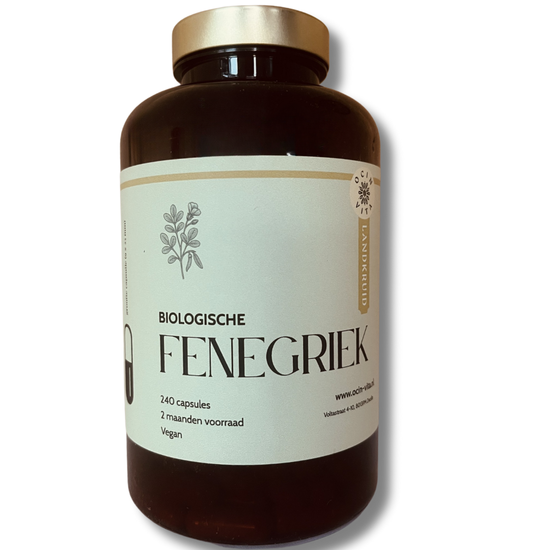 Fenegriek Capsules Biologisch – Rijk aan Vezels, Eiwitten & Mineralen