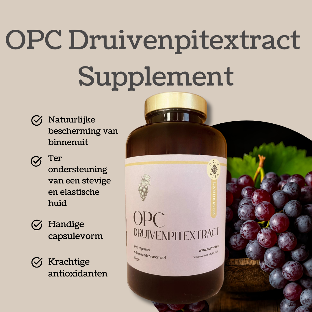 OPC Druivenpitextract Capsules – Hoogwaardig & zuiver druivenpitextract