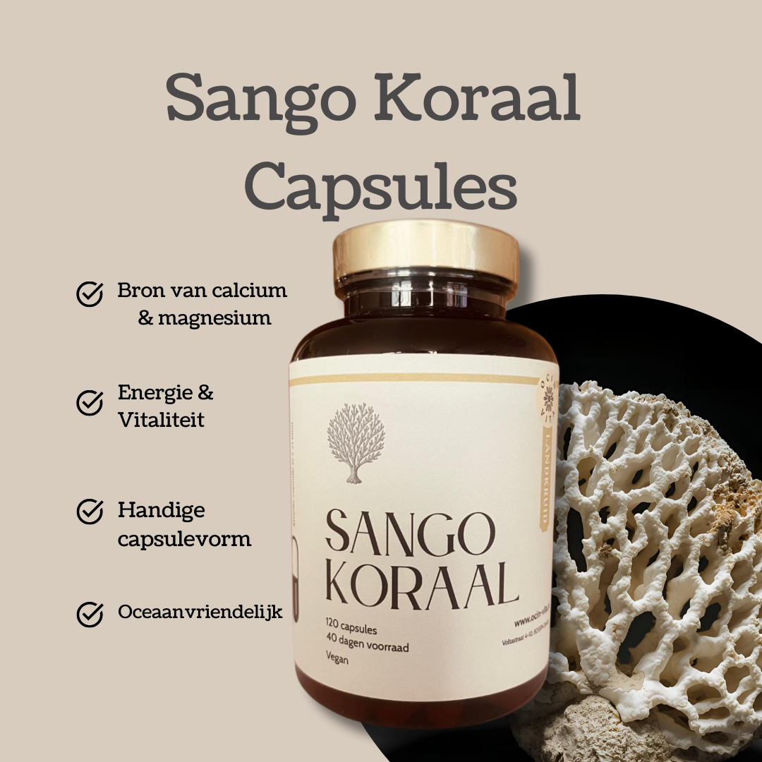 Sango Koraal Supplement – Natuurlijke bron van calcium en magnesium