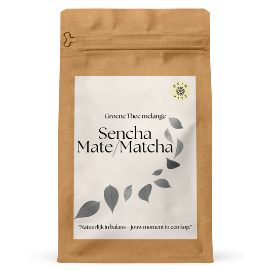 Sencha Mate/Matcha/Citroen - Groene Thee Melange – Energie en Frisse Start