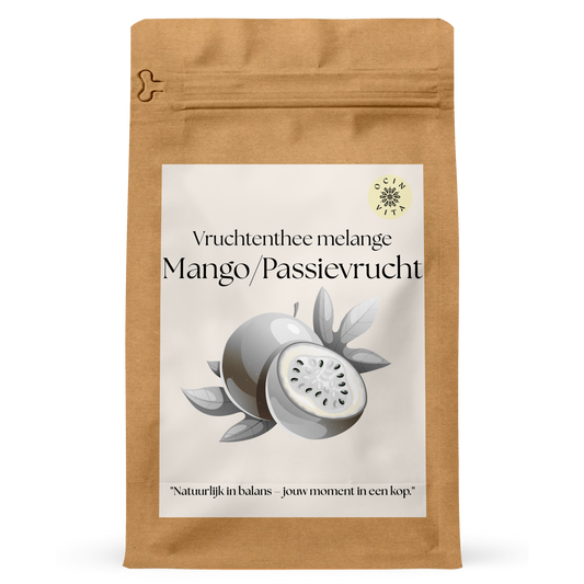 Mango/Passievrucht Fruitthee Melange – Tropische Verfrissing in een Kopje