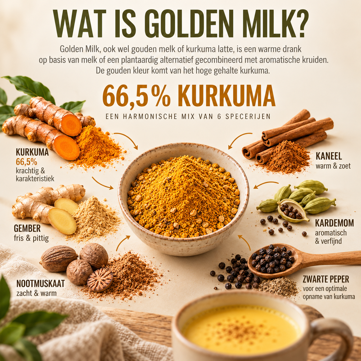 Kruidenmix voor Golden Milk