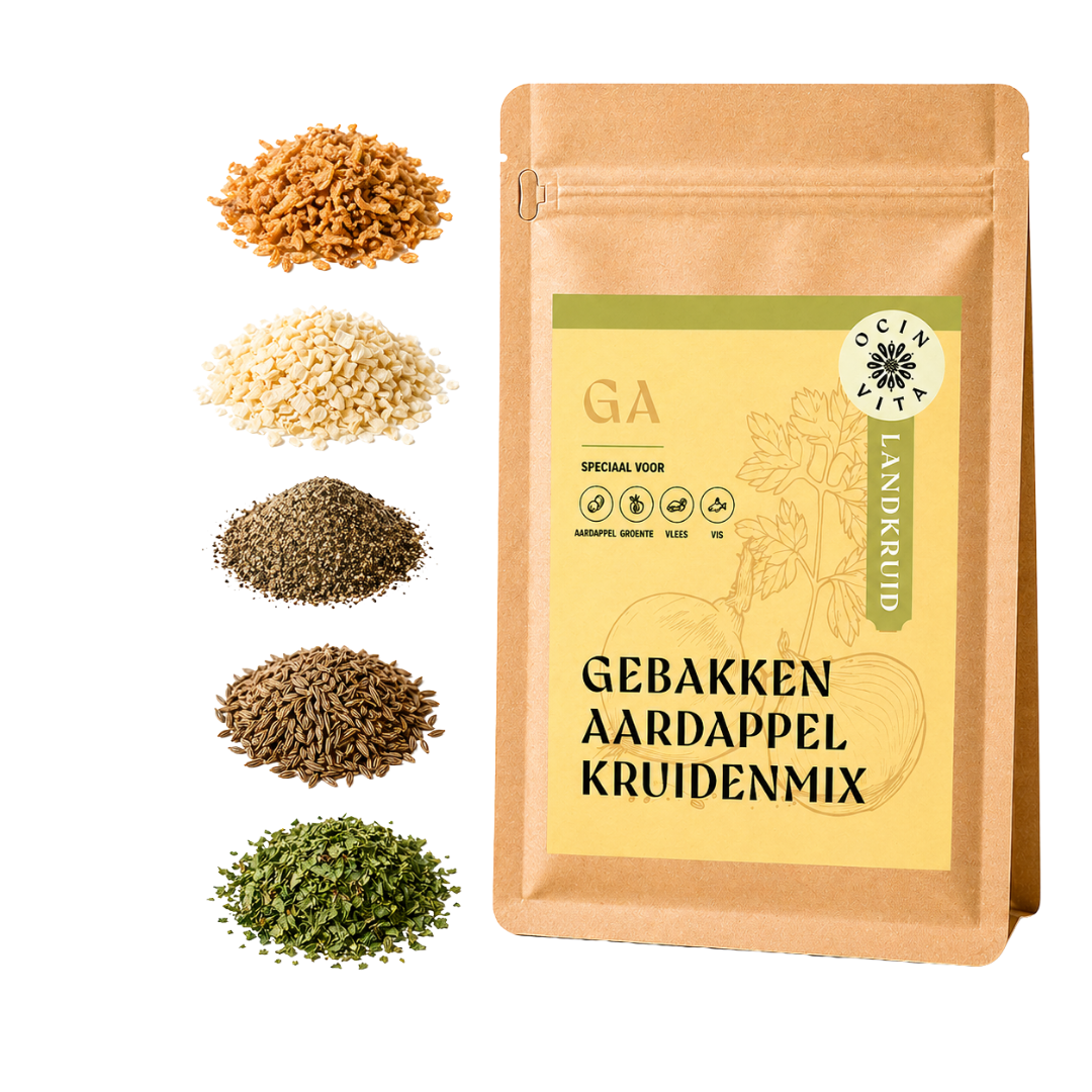 Gebakken Aardappel Kruidenmix – Hartige Kruiden met Gebakken Ui