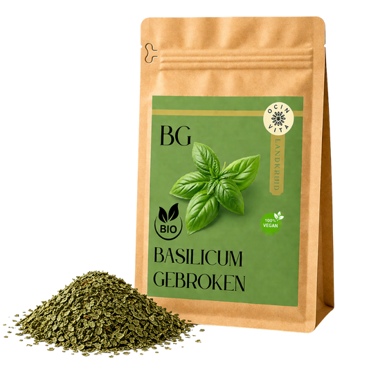 Biologische Basilicum – Gedroogd Keukenkruid