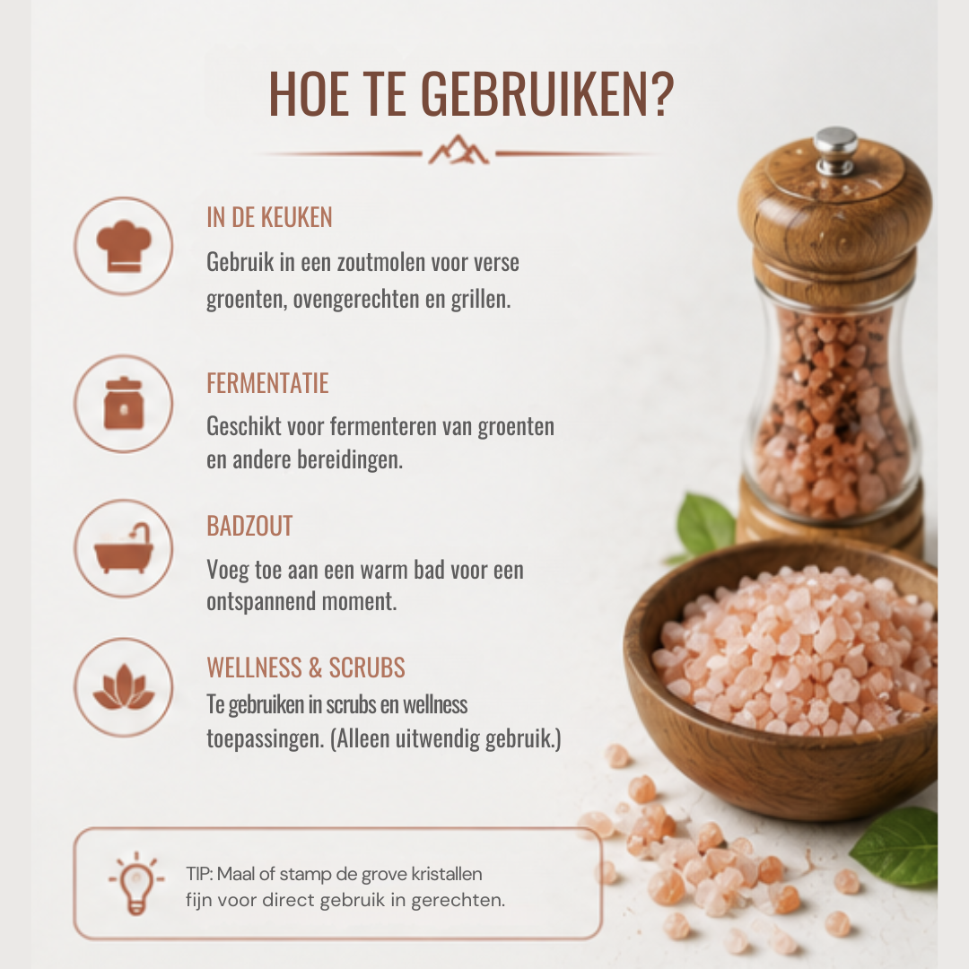 Himalayazout Grof – 100% Natuurlijk Kristalzout