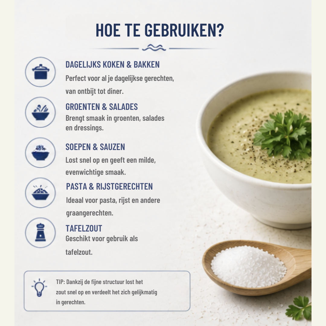 Biologisch Mediterraans Zeezout Fijn – Natuurlijk & Puur