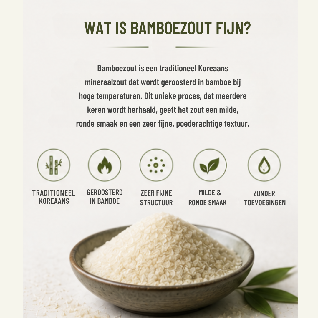 Bamboezout Fijn – Traditioneel Geroosterd in Bamboe