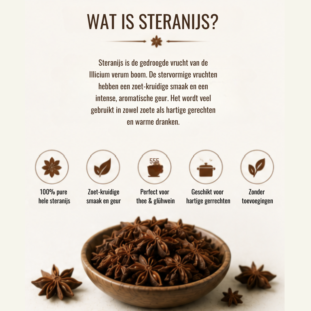 Steranijs Heel – 100% Pure Specerij