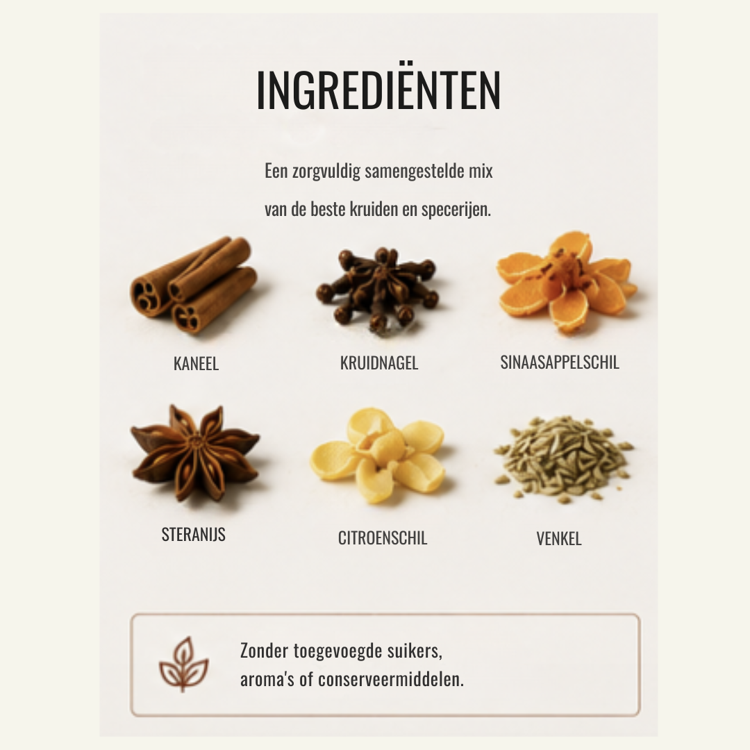 Glühwein Kruidenmengsel – Kruidenmix voor Warme & Koude Dranken