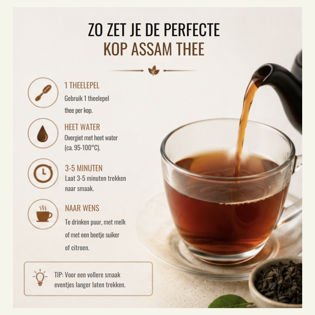 Zwarte Thee Assam – Krachtige & Volle Zwarte Thee