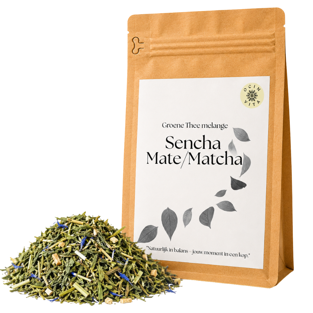 Sencha Mate Matcha Citroen – Groene Thee met Citrus & Matcha
