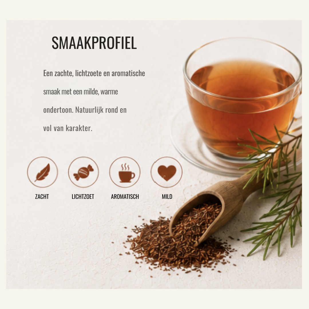 Rooibos Thee Puur – 100% Natuurlijke Cafeïnevrije Kruidenthee