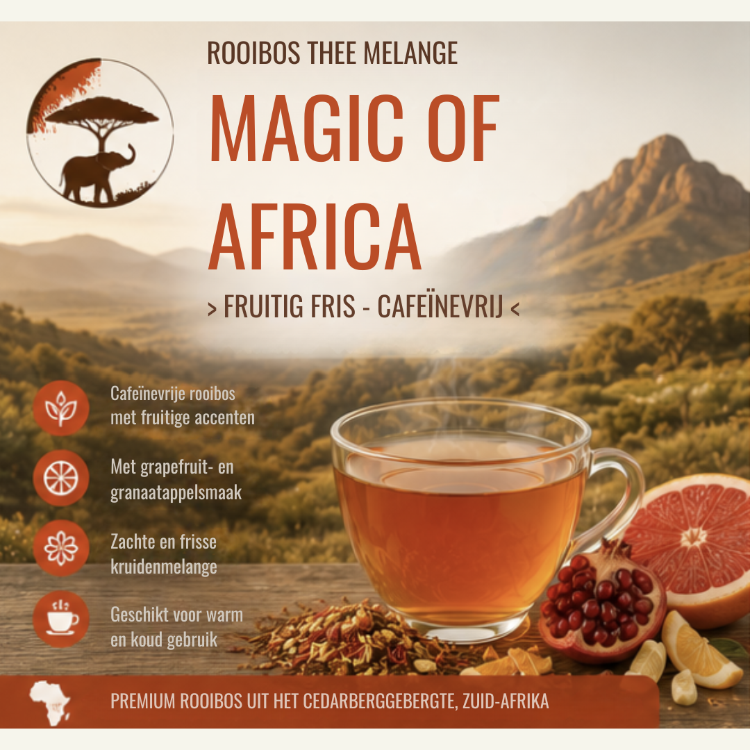 Rooibos Thee Melange – Magic of Africa | Fruitig & Cafeïnevrij