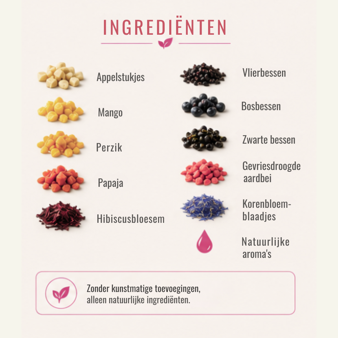 Miami Ice Fruitthee Melange – Tropische Fruitinfusie