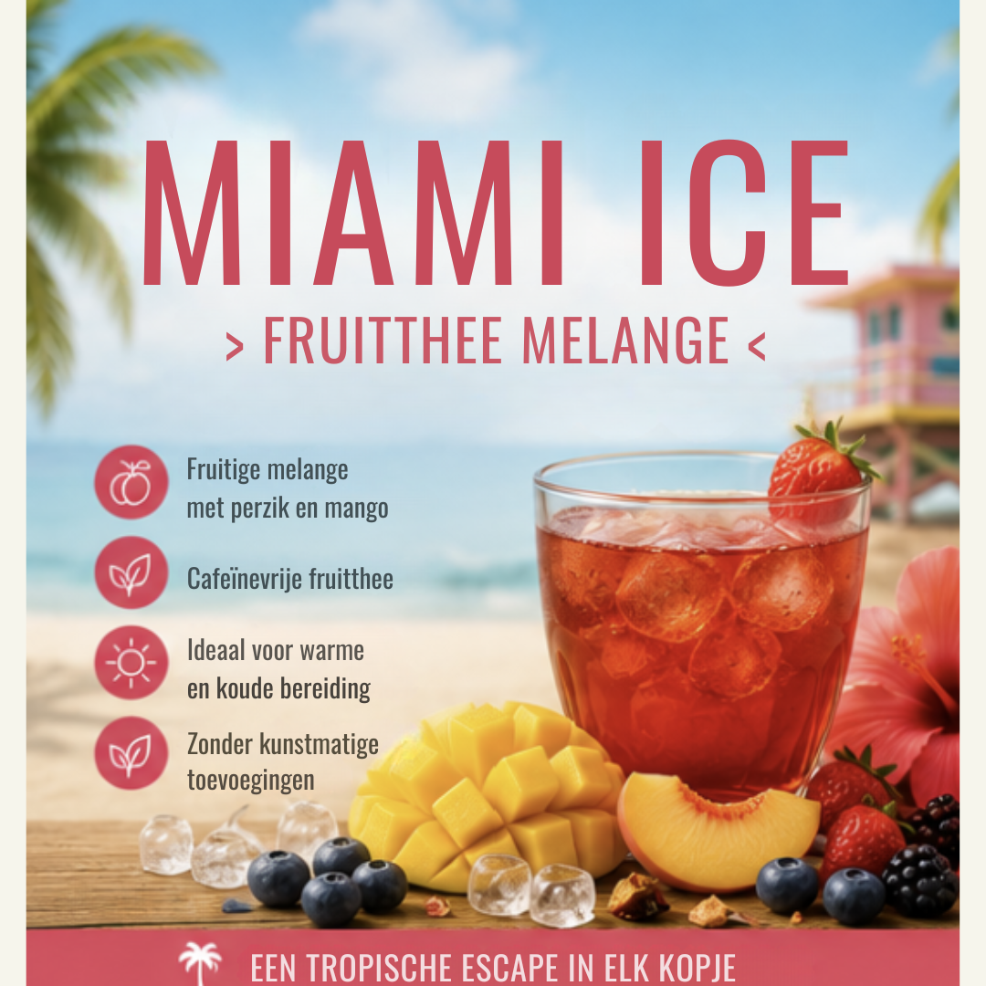 Miami Ice Fruitthee Melange – Tropische Fruitinfusie