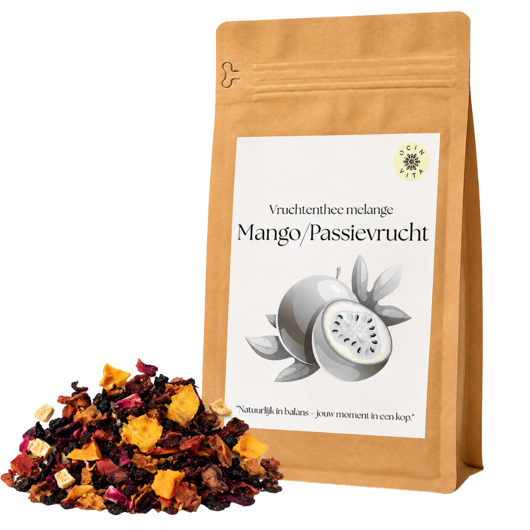 Mango Passievrucht Fruitthee – Tropische Fruitinfusie | Cafeïnevrij