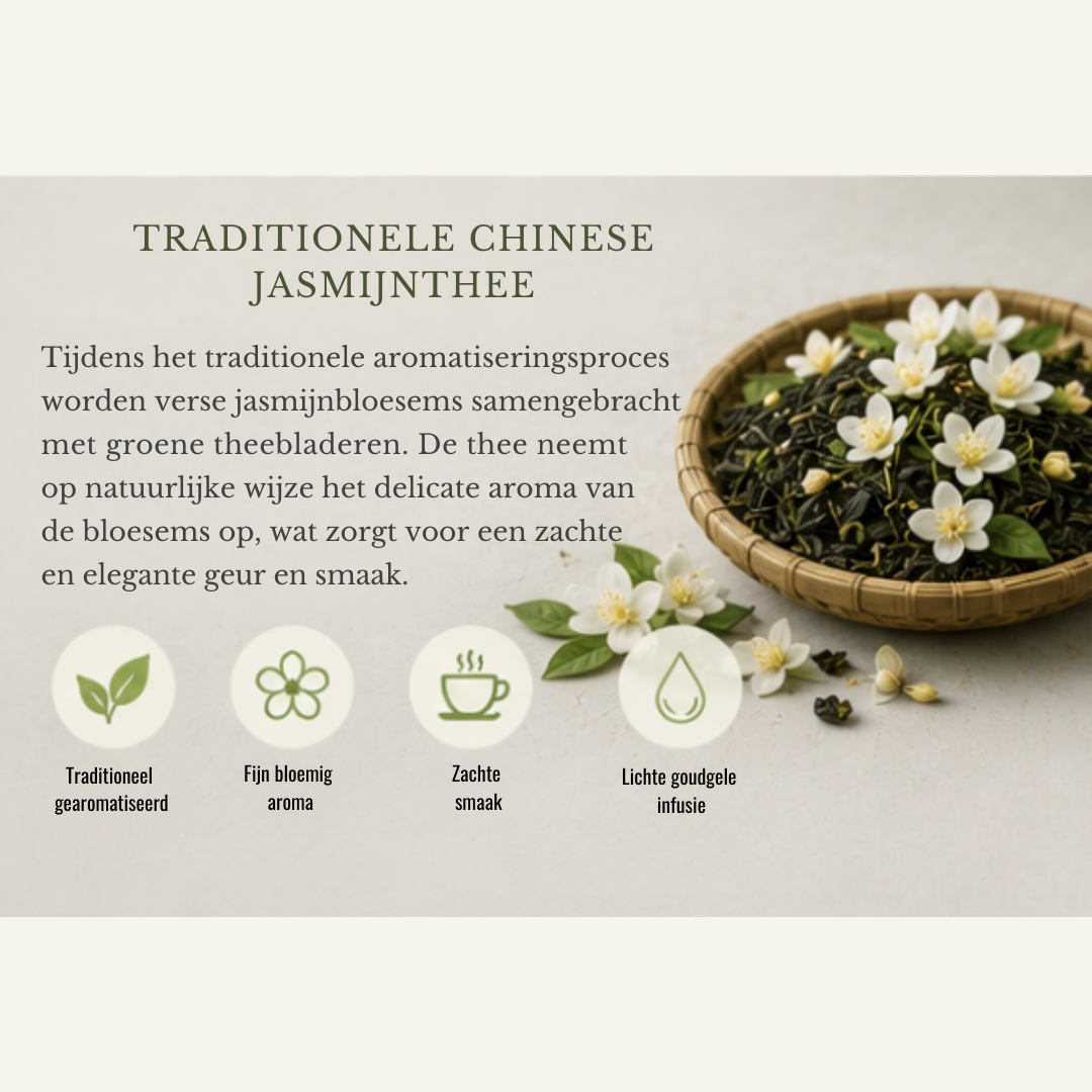 Groene Thee China Jasmijn OP – Bloemige Groene Thee