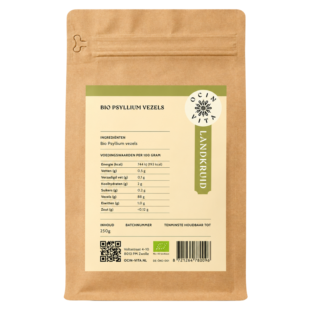 Biologische Psylliumvezels – 100% puur