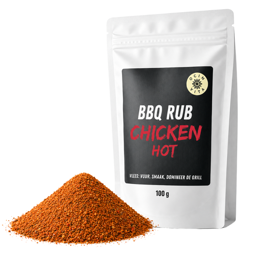 BBQ Rub Chicken Hot – Pittige BBQ Kruidenmix voor Kip