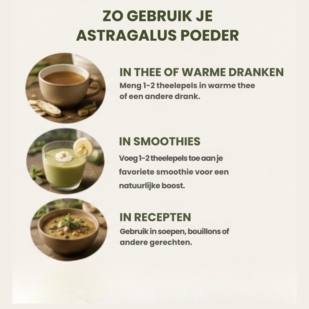 Biologisch Astragalus Poeder – Traditioneel Chinees kruid