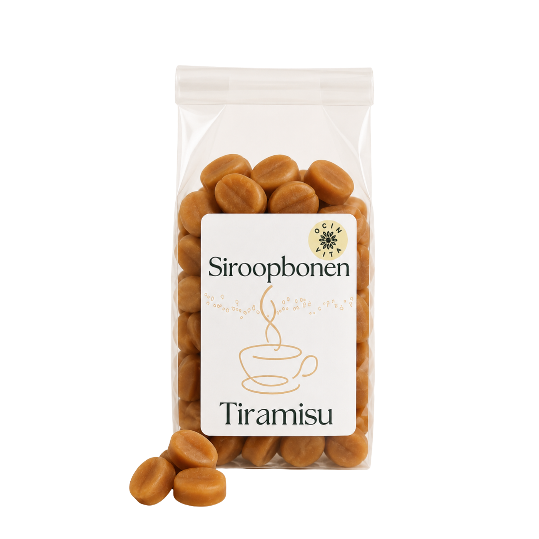 Siroopbonen Tiramisu – Zoete Smaakmaker voor Koffie, Thee & Cacao