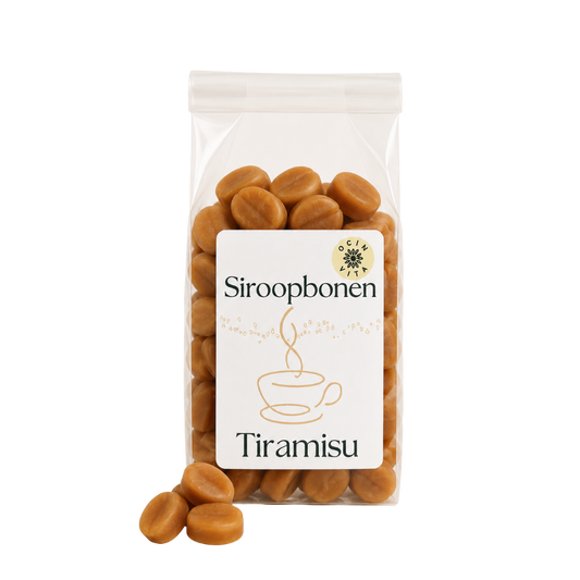 Siroopbonen Tiramisu – Zoete Smaakmaker voor Koffie, Thee & Cacao