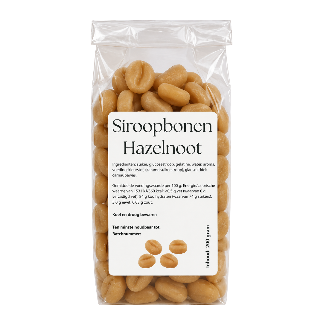 Siroopbonen | Hazelnoot